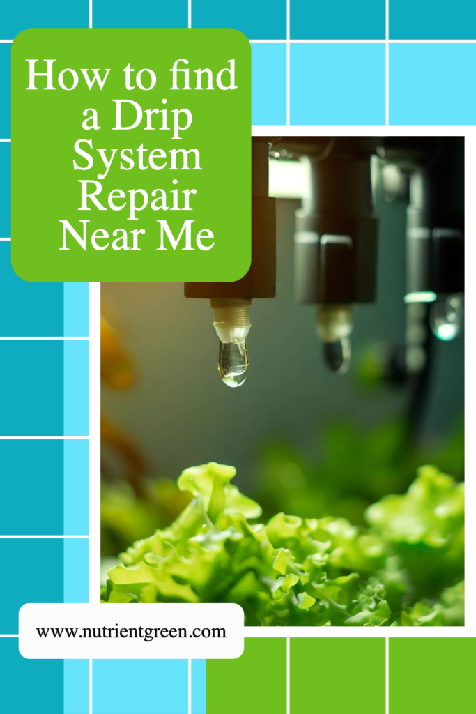 How to find a Drip System Repair Near Me