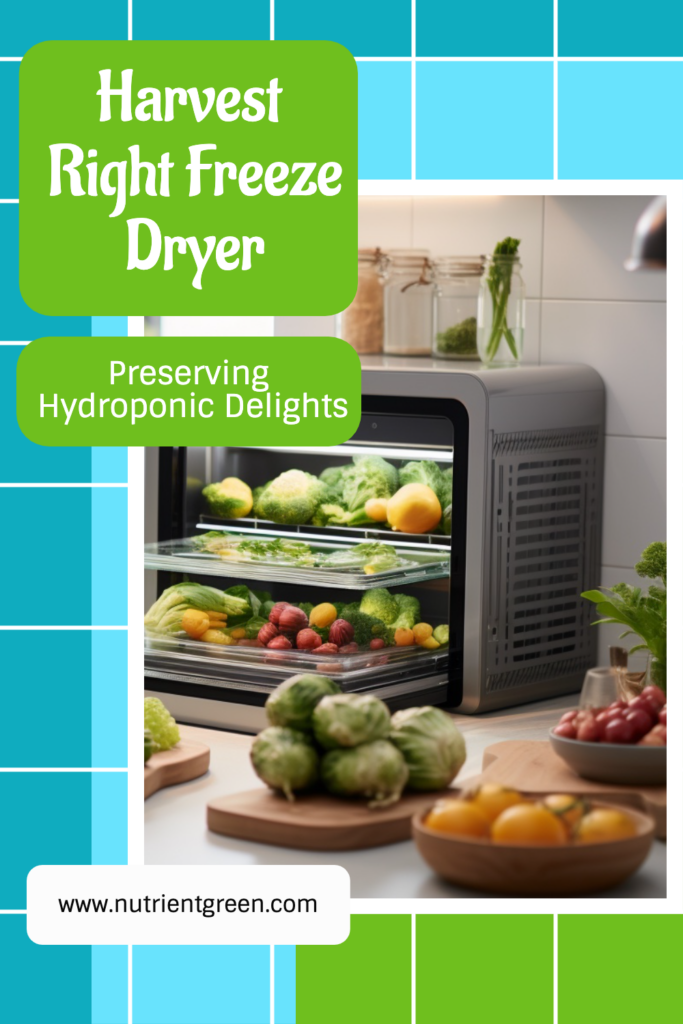 Harvest Right Freeze Dryer: Preserving Hydroponic Delights