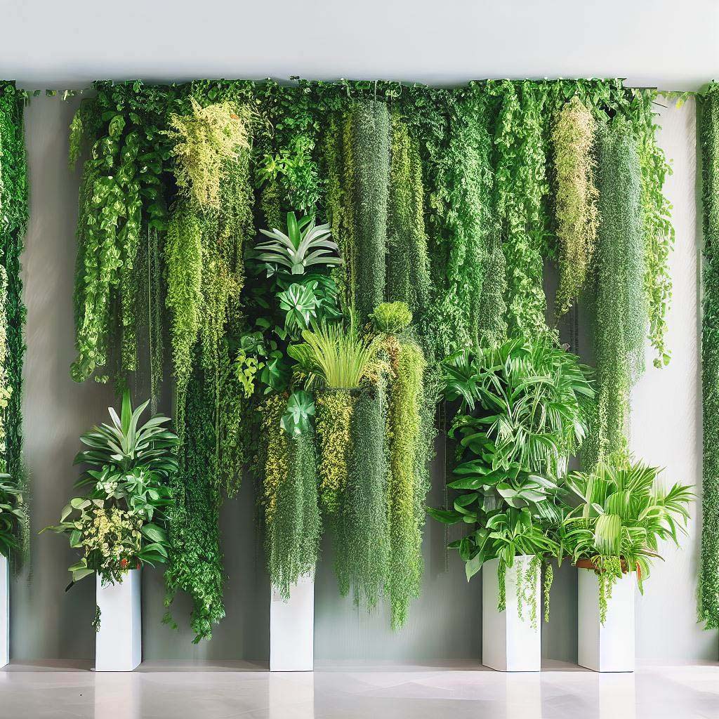 vertical garden on wall