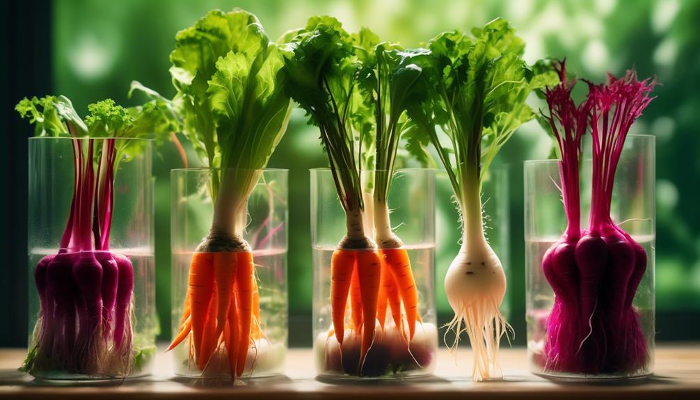 hydroponic cultivation of root vegetables